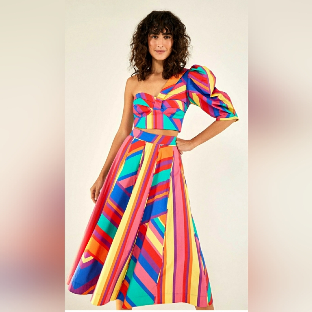 Farm Rio Crop Top & Skirt Set